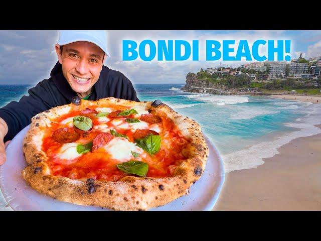 Famous Bondi Beach Australia!!  Coastal Walk + Pizza Lunch in Sydney!