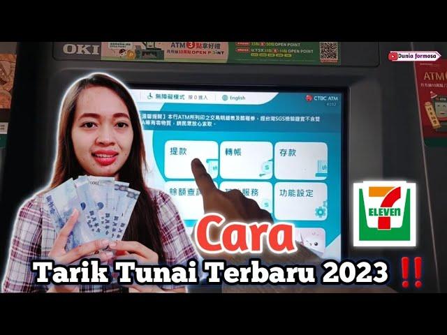 Cara Tarik Tunai di Mesin ATM seven Eleven Terbaru  2023 ‼️