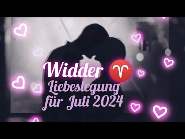 WIDDER  JULI 2024 ️ WÜNSCHE DIR WAS IN DER LIEBE ️️️