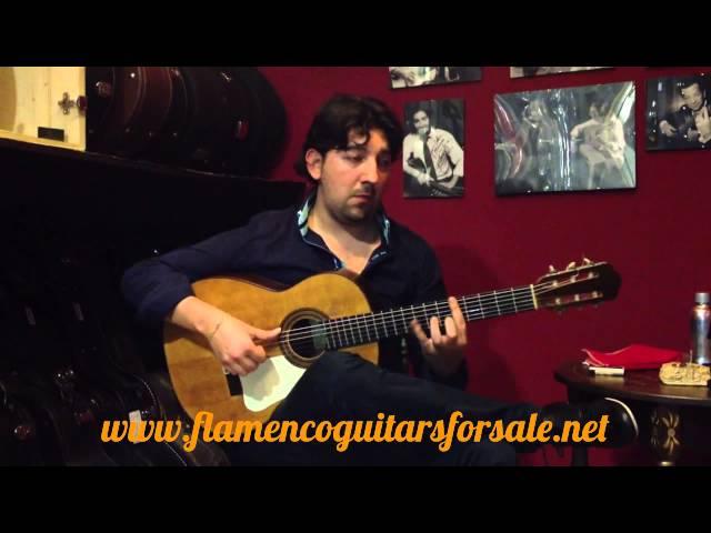 Antonio Rey plays the Domingo Esteso 1933 flamenco guitar for sale