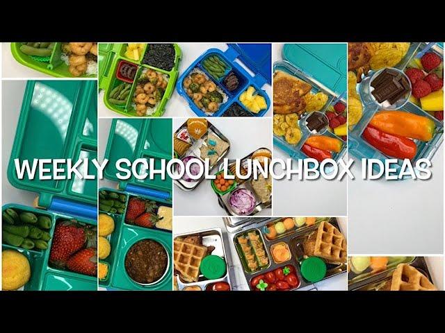 WEEKLY SCHOOL LUNCHBOX IDEAS - Week 1