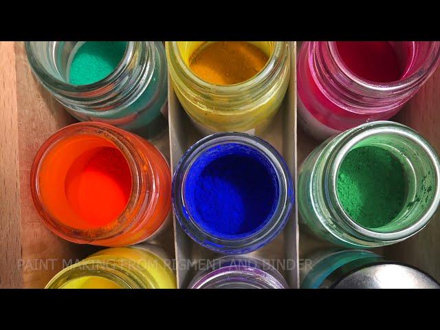 Paint Making From Pigment And Binder