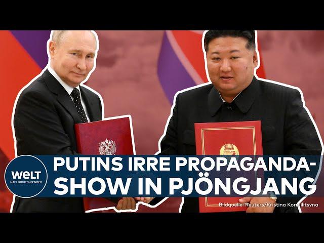 PJÖNGJANG: Putin auf Staatsbesuch in Nordkorea! Beistandsabkommen mit Kim Jong Un vereinbart