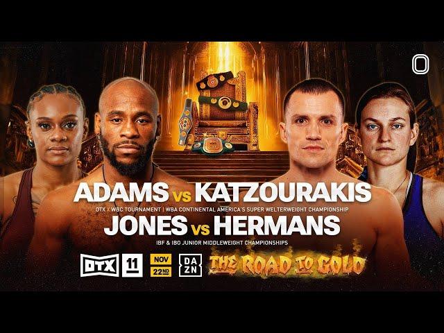 BRANDON ADAMS VS. ANDREAS KATZOURAKIS | OVERTIME BOXING 11 FIGHT NIGHT LIVESTREAM