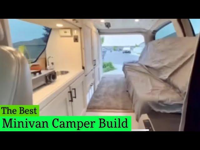 The Best Minivan Camper Build