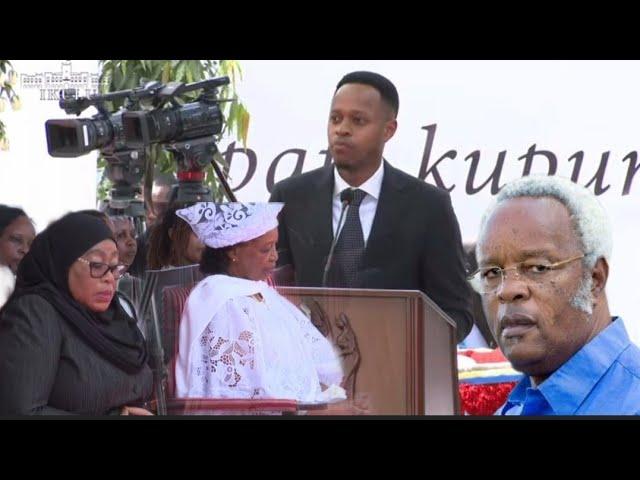 MTOTO WA MWISHO WA LOWASSA ASHANGAZA MSIBANI, ATOA WATU MACHOZI MBELE YA RAIS SAMIA...