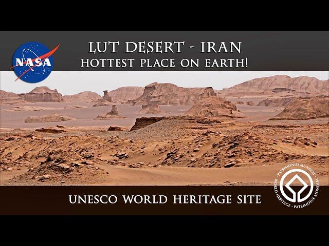 IRAN - LUT DESERT, THE HOTTEST PLACE ON EARTH, A UNESCO WORLD HERITAGE SITE