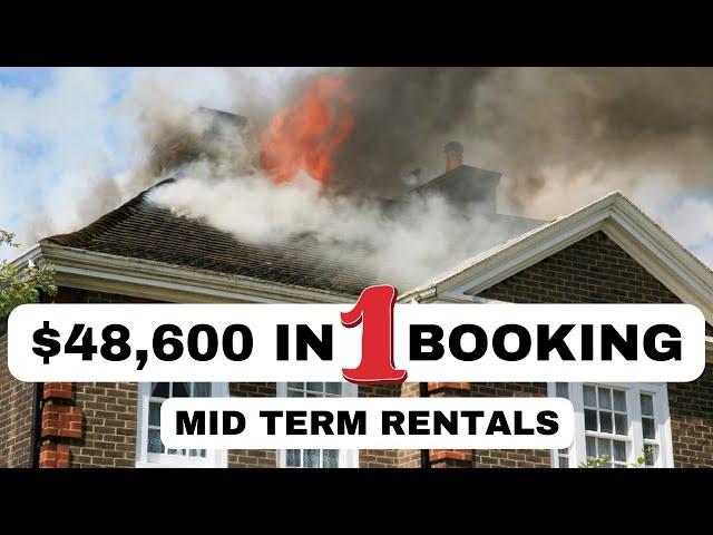 How to host insurance claims and make $8,100 per month with midterm rentals