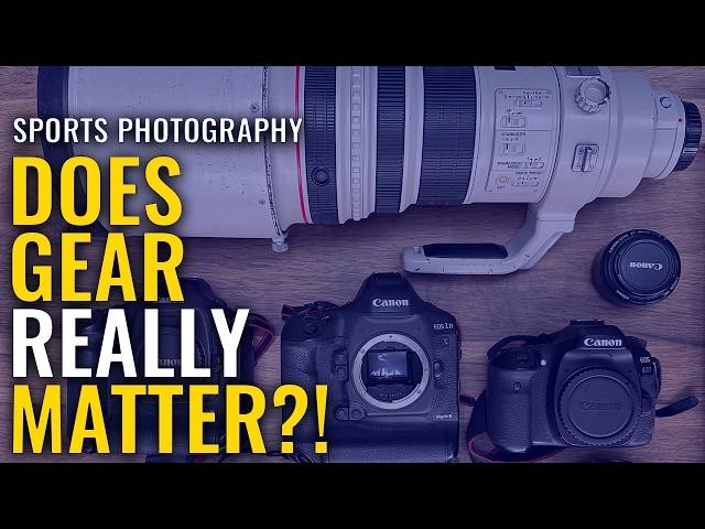 Does gear matter in sports photography?