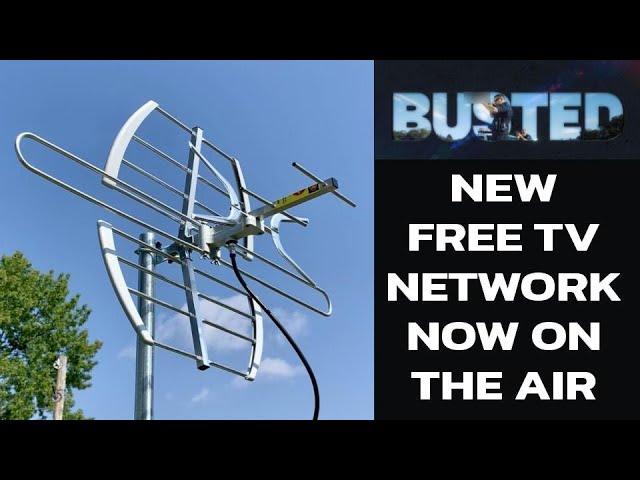 New Free Over-the-Air TV Network 'BUSTED' Launches Today. Receive it with a TV antenna.