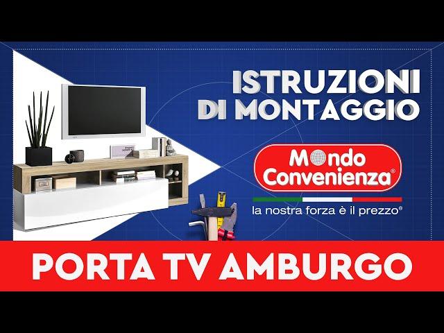 Istruzioni di montaggio: Porta TV Amburgo | MONDO CONVENIENZA