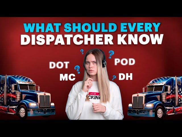 Truck Dispatcher Terminology You Must Know -  Freight Dispatcher Training