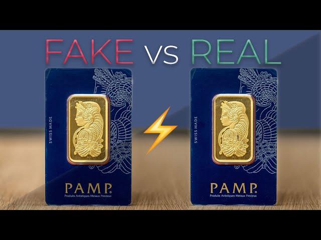 5+ Ways to Spot a FAKE vs REAL Gold Bar (PAMP Edition)