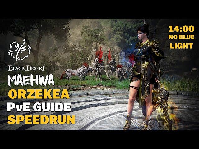 BDO | Spear Maiden - Maehwa Awakening - ORZEKEA SPEEDRUN 14:00 - Exclusive PvE Guide | Combo & Addon
