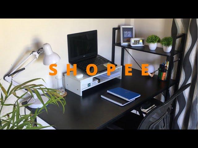 SHOPEE STUDY TABLE: budget desk setup for students