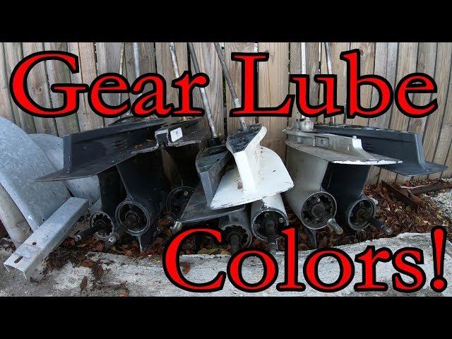 What Color Should Lower Unit Gear Lube Be?