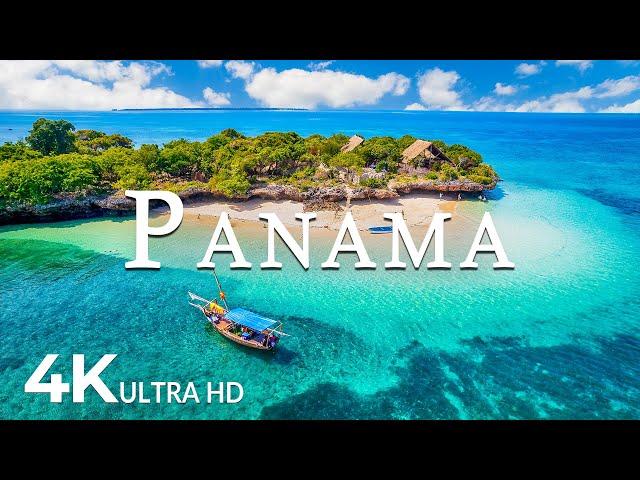 FLYING OVER PANAMA (4K UHD) - Soothing Music Along With Beautiful Nature Video - 4K Video ULTRA HD