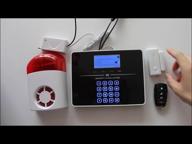 G3B Touch Home Security GSM ALARM SYSTEM With Wireless Siren