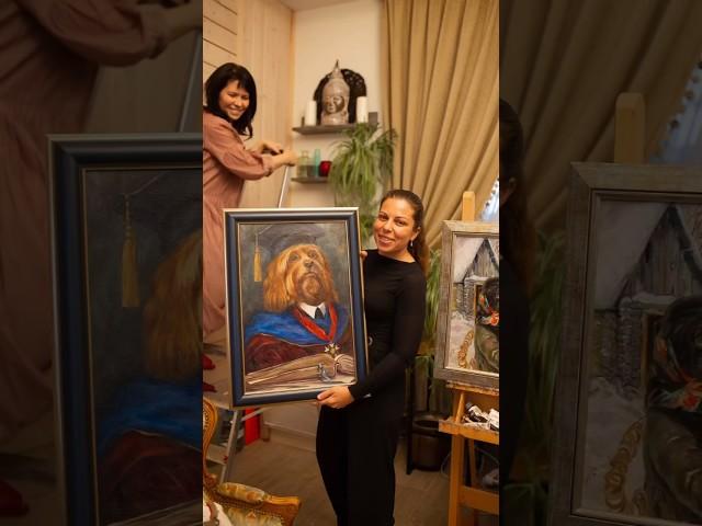 Подробности в комментарии️ #new #искусство #art #художник #artist #живопись #собака #творчество