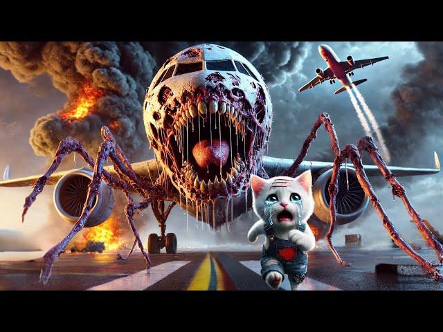 Horror, Radioactive Planes ️ And Kitten Rescue  . | Sad Ai Cat Story   #catvideos #sadaicatstory