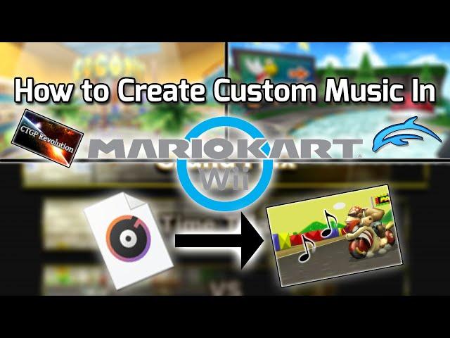 How to create CUSTOM MUSIC for Mario Kart Wii in 2023! (Works with Dolphin and CTGP)