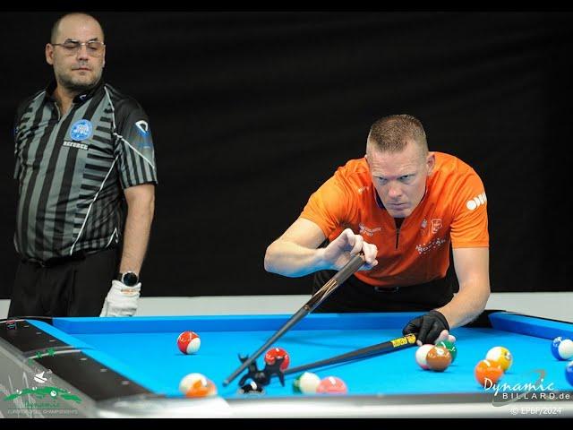 European Championship 2024 - STRAIGHT POOL Final - Niels FEIJEN vs Joshua FILLER