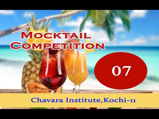 Mocktail Competition 07 | Chavara Institute , Kochi | Clintu Sunny