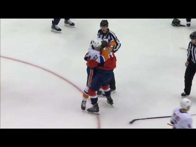 Anders Lee Late Hit On Nicklas Backstrom, John Carlson Starts Hugging Match(Islanders Feed)