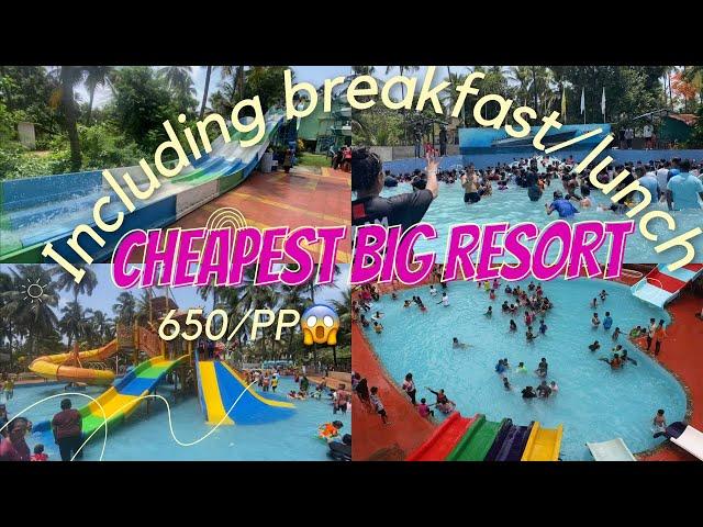 Mumbai Biggest Chepest Resort|Sagar resort | 650rs/PP| 3 meals including| Virar | Kunnuvlog|