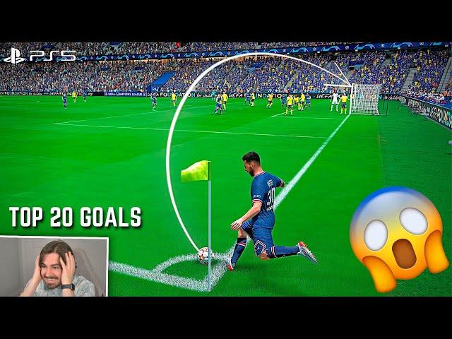 TOP 20 GOLS IMPOSSÍVEIS NO FIFA 22!