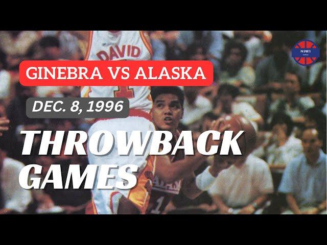 GINEBRA vs ALASKA | December 8, 1996 | FINALS GAME 1 Gov's Cup | FULL GAME | PBA THROWBACK