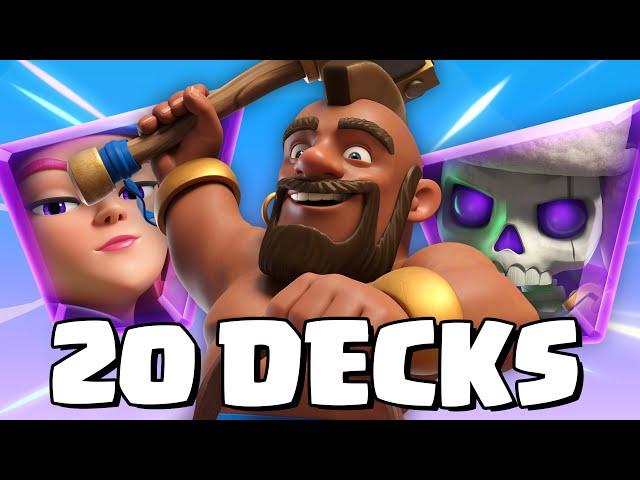 The BEST DECKS for ALL 20 Win Conditions! (December 2024)