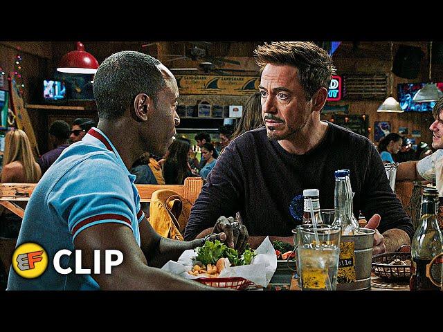 Tony Stark & Rhodey - Restaurant Scene | Iron Man 3 (2013) Movie Clip HD 4K