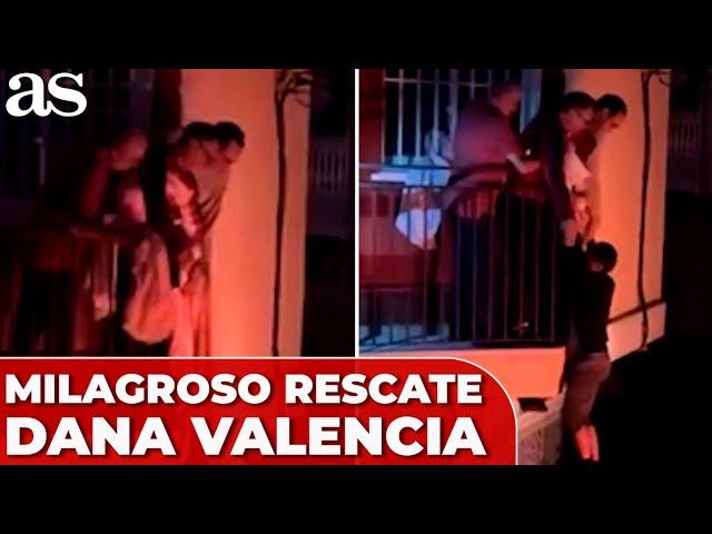 MILAGROSO RESCATE en la DANA VALENCIA ¡EL PUEBLO SALVANDO AL PUEBLO!