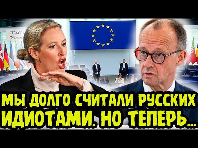 ОНА СКАЗАЛА ЭТО ВСЛУХ! Немка Разнесла Ложь Евросоюза о России!