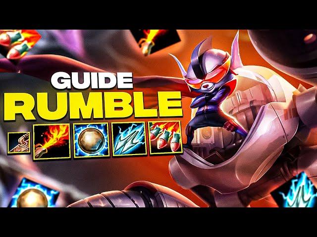 GUIDE RUMBLE - BUILD, RUNES & COMBOS(Ft Kyosey)