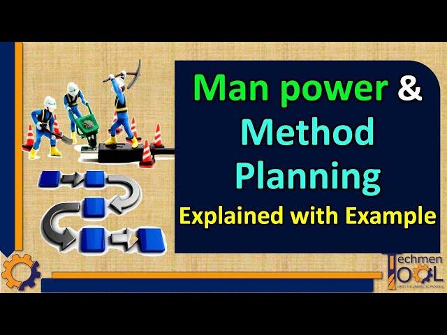 How to make Man power & Method planning? | Production Planning (PPC) | Explained with example