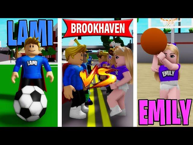 TEAM LAMI vs TEAM EMILY OLYMPISCHE SPIELE in BROOKHAVEN! (Roblox Brookhaven RP | Story Deutsch)