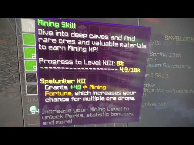 Level 12 mining!