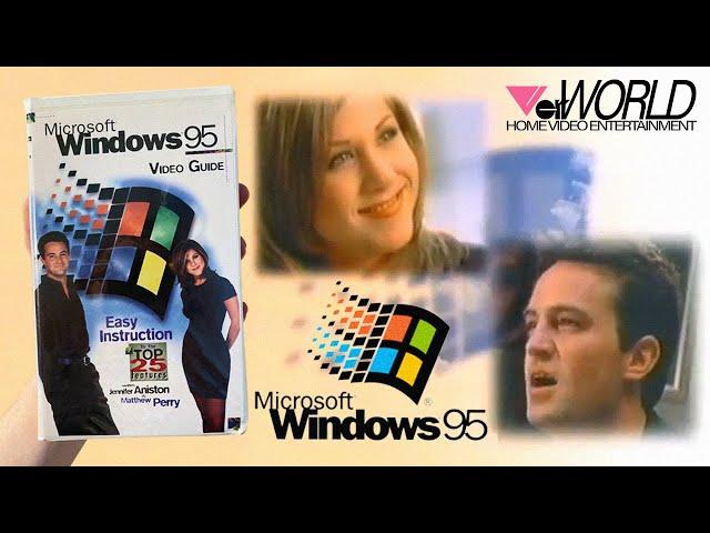 Microsoft Windows 95 Video Guide with Jennifer Aniston & Matthew Perry |  (VHS) 1995