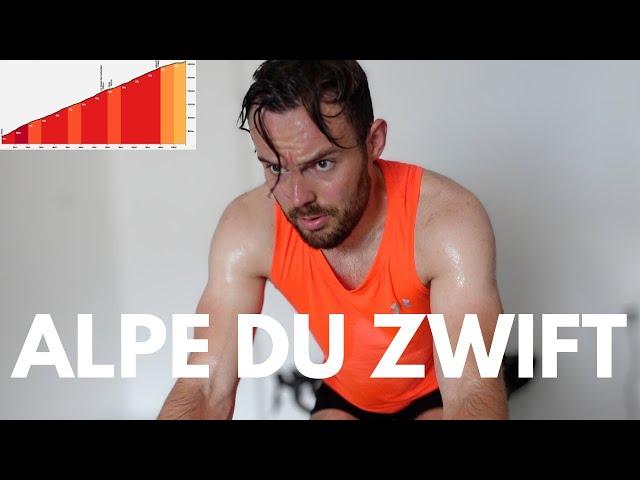 I've never sweated so much in my life... Alpe du Zwift (at 93kg / 205lbs)