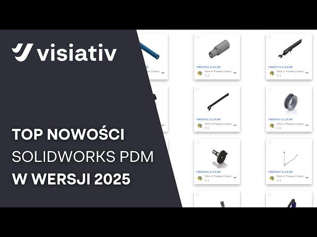 Nowości SOLIDWORKS PDM 2025