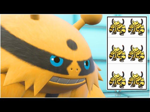 FULL ELECTIVIRE TEAM! Shiny Electivire Best Moveset - Pokemon Scarlet and Violet WiFi Battle