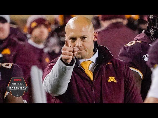 P.J. Fleck's 'row the boat' culture has transformed Minnesota into a contender | College GameDay