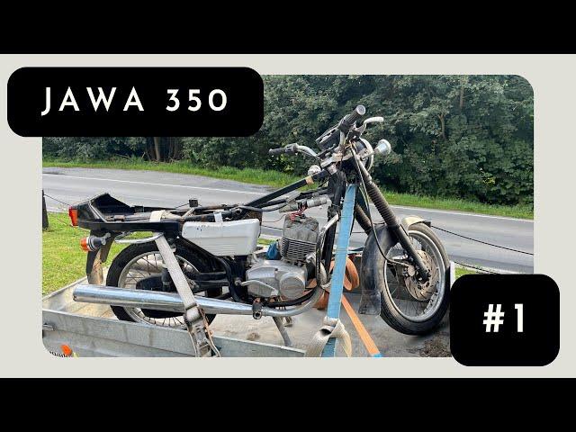 JAWA 350/638 Vlog #1 - rozborka motorky na GO