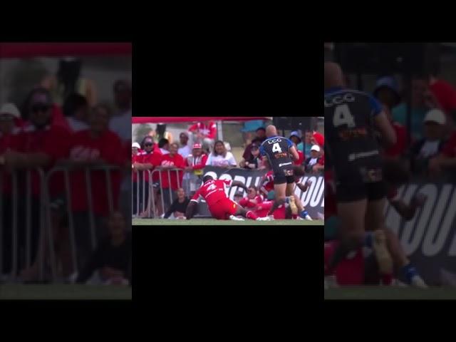 When a tackle is perfectly executed. Size does not Matter 