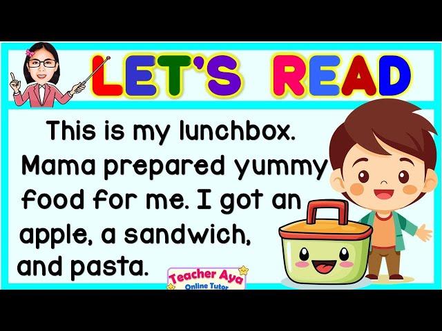 ENGLISH READING LESSON | Short Stories | Practice Reading for Grade1, 2, 3 |Teacher Aya Online Tutor