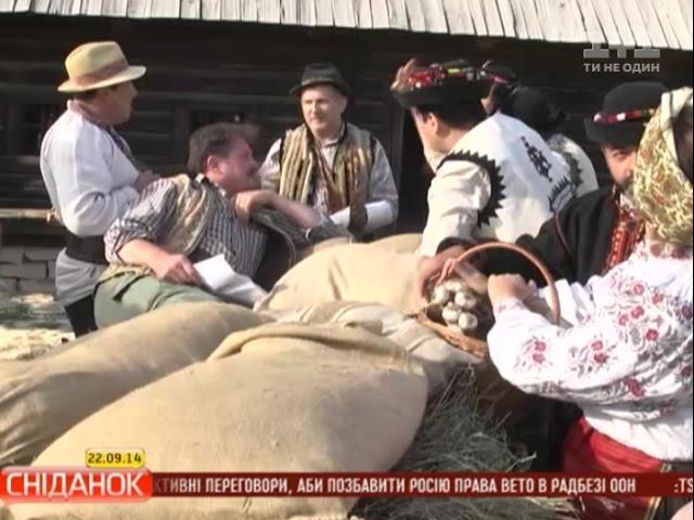 У розпалі зйомки серіалу "Московський родич"