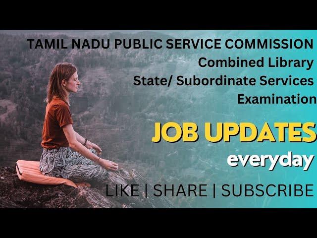 TNPSC Combined Library State/ Subordinate Services Examination | Full Detail | 2023 | BLIS | MLIS