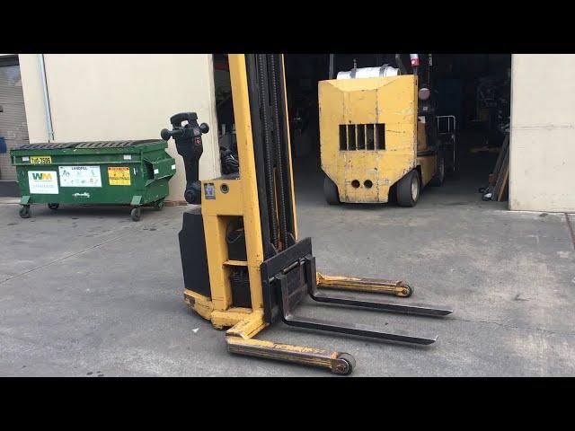 Big Joe Walkie Stacker 2000 lbs Walk Behind Forklift Fork Lift Truck PDI 20-T9